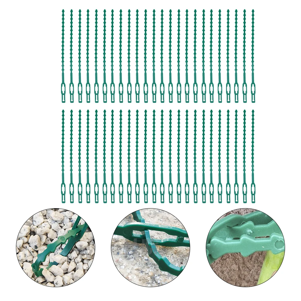 

5 Bags Reusable Cable Ties Vines Fixing Buckle Gardening Plant Belt Durable Eco PE Material Auxiliary Branches Home Flower Store