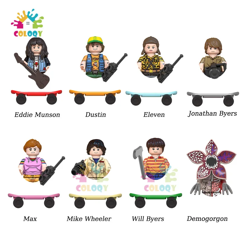 

Детские игрушки, аниме-фильмы, строительные блоки, одиннадцать Демогоргон, мини-фигурки, игрушки-самокаты для детей, рождественские подарки