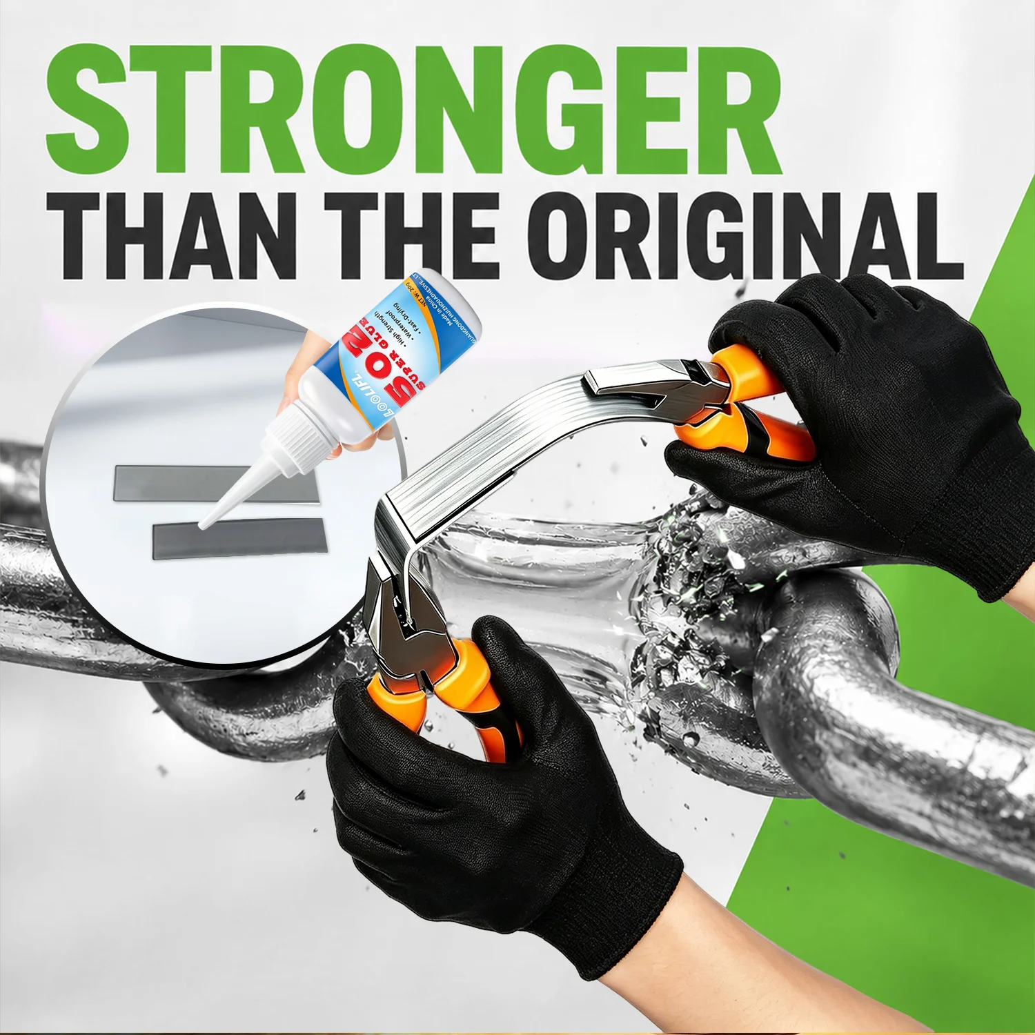Liquid Super Glue 502 Fast Curing Adhesive Instant Strong For Shoe Metal Plastic Wood Glass Ceramic Rubber Leather Home Repair view 3