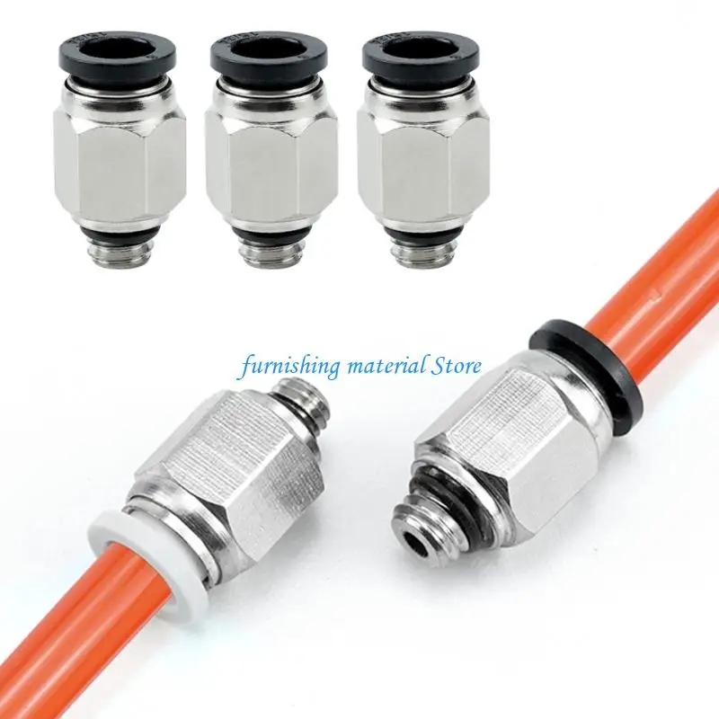 Y5GD Reliable Miniature Quick Connectors Pneumatic Fitting Adapter Suitable For Enhances Airflows In Small Mechanical Setups
