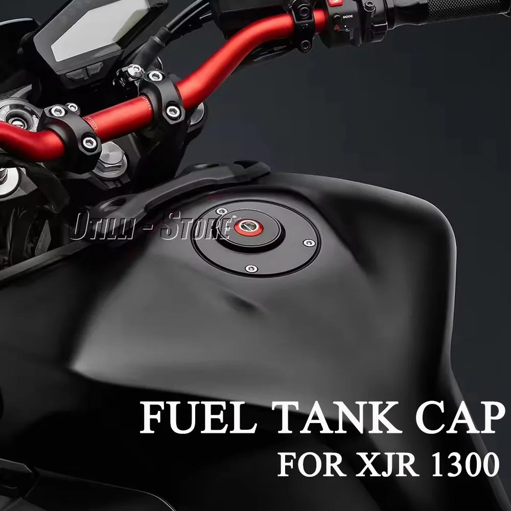

New Motorcycle Aluminum Alloy Fuel Tank Cap Cover Trim For Yamaha XJR 1300 XJR1300 xjr1300 2007 - 2014