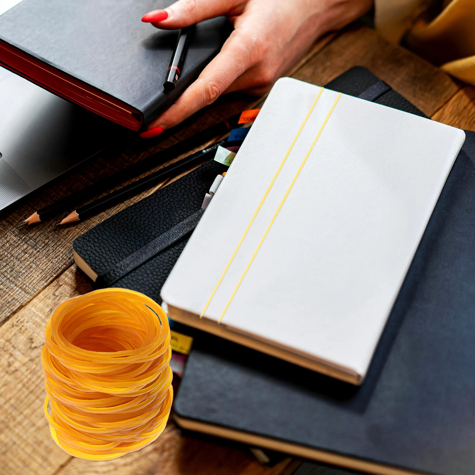 1Pack Rubber Bands Thick Elastic Heavy Duty Natural Rubber Bands for Office School Home Crafts Money Band Bracelets