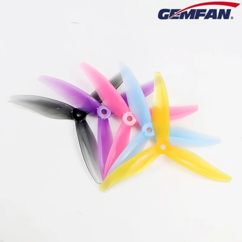 

2 pairs/4pcs Gemfan 5129 5inch 3 Blade/Tri-Blade Propeller Props FPV Brushless motor YUKI FPV Props For RC FPV Racing Drone