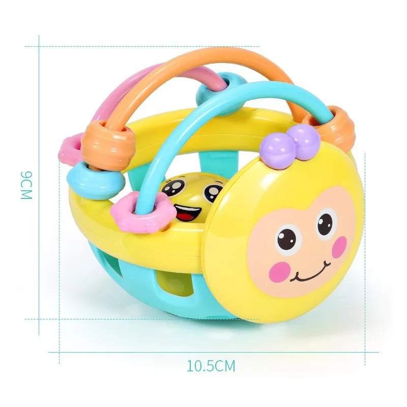 Baby Developmental Toy Ball Sensory Baby Games Toys Rattle Teether Ball Grasping Activity Teething Toys for Babies 0 12 Months