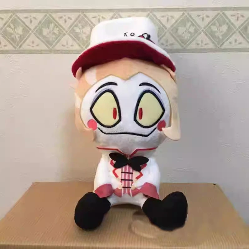Hazbin Hotel Lucifer Plush Toys 30cm Decoration Lucifer Morningstar Stuffed Dolls Birthday Collectibles Peripherials Toys Gifts