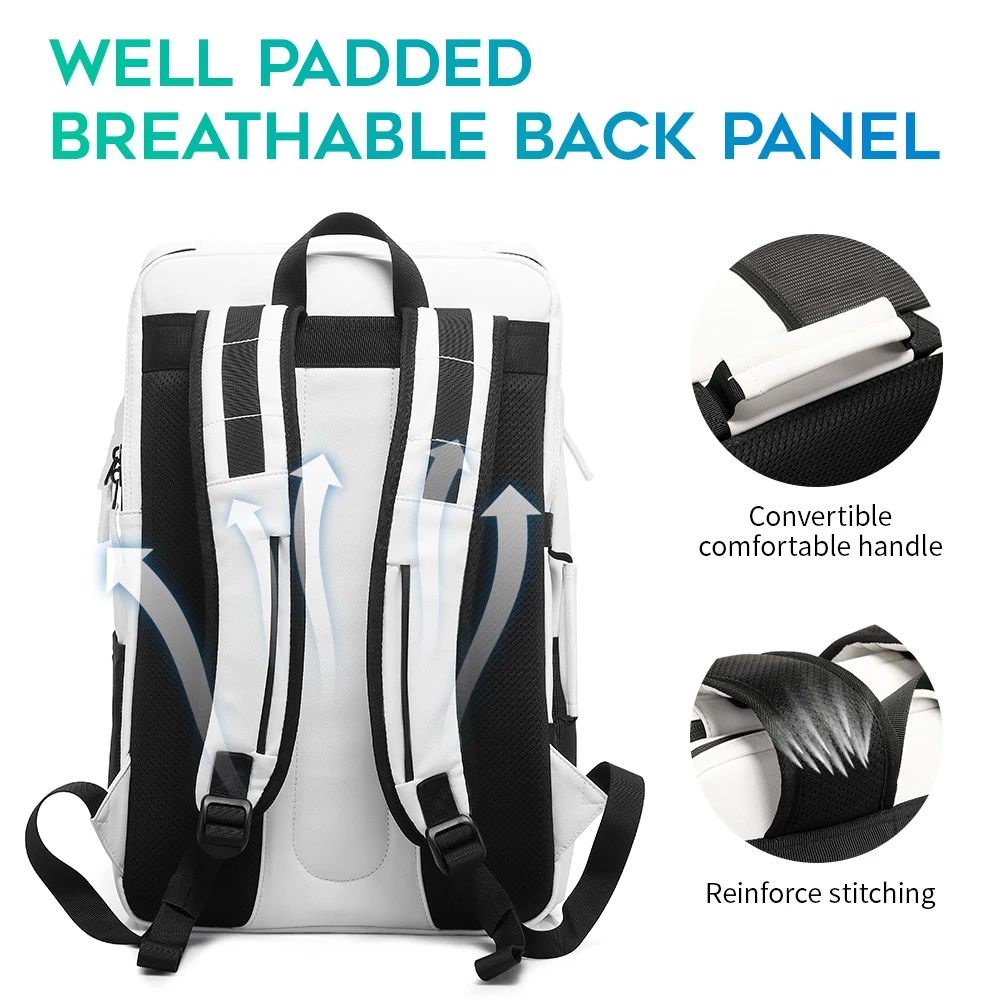 Imagem -05 - Mochila Tangcool Masculino Cross Border Business Bolsa de Computador de Grande Capacidade Slots para Sapatos Multi Funcional Tendência Novo