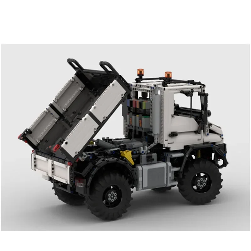 MOC-143162U535 camion de Transport urbain assemblage couture bloc de construction modèle 3465 pièces enfants anniversaire blocs de construction jouet cadeau
