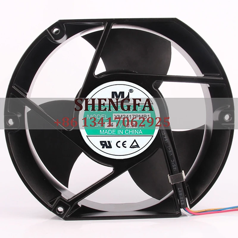 

Yimeng Case Fan Ball Bearing 17251 24V 0.90A YM2417PMB1 172*150*51MM 17CM Inverter Fan High Temperature Resistant Fan