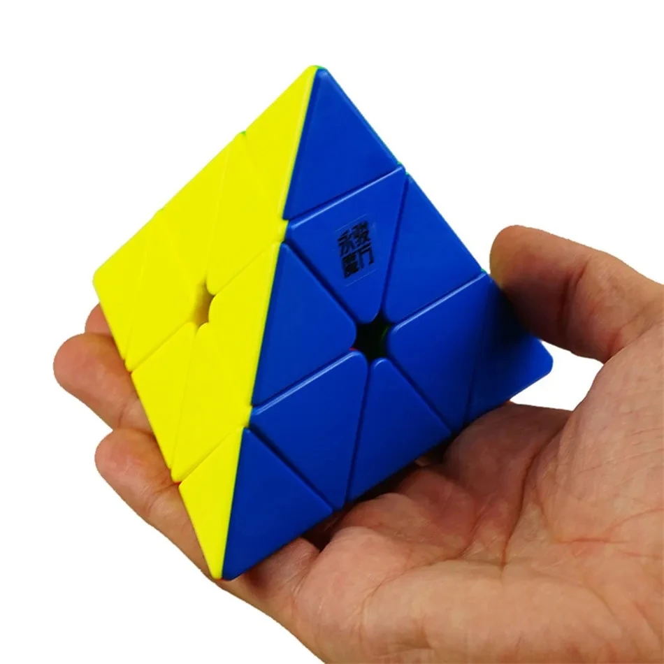 Yongjun Yulong Piramide 2M Jinzita Magnetico 3X3 Cubo Magico Puzzle Cubo Magico YJ Triangolo Professionale Velocità Giocattoli Educativi