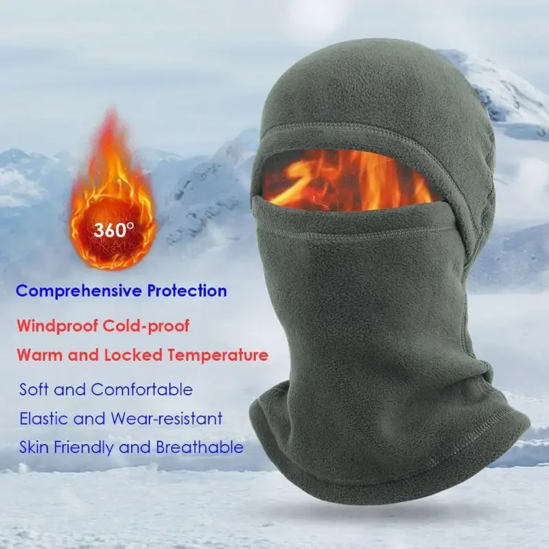 Balaclava Winter Ski Face Mask Breathable Windproof Thermal Face Mask for Motorcycle Riding Cycling in Cold Weather Winter Neck image 3