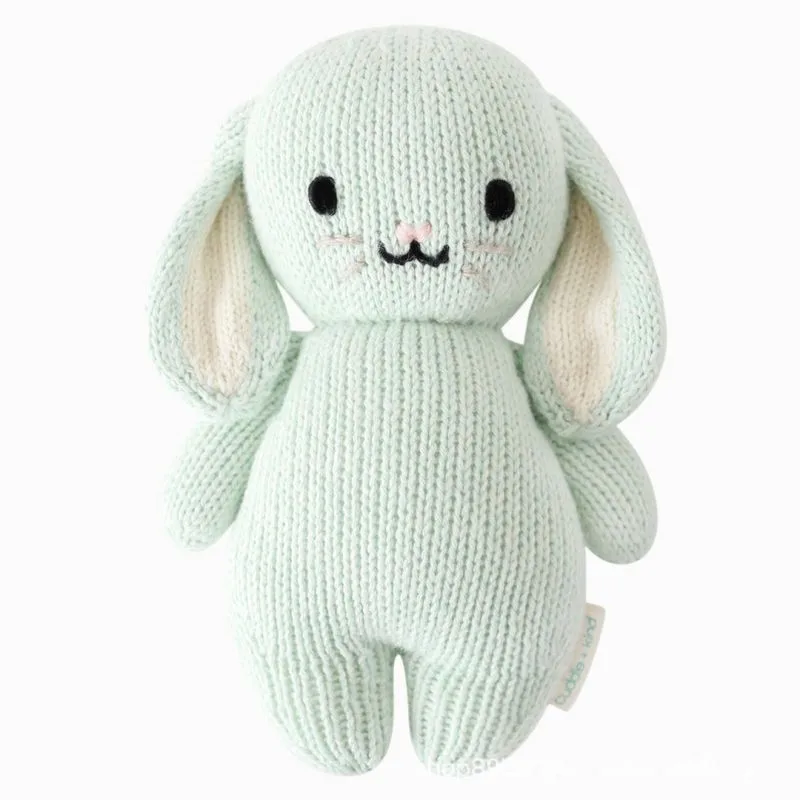 Handmade wool knitting rabbit doll cuddle+kind doll doll gift Baby bunny surprise gifts for boys and girls