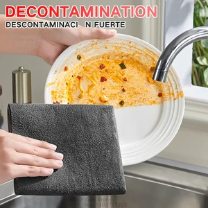 Reinigen von dickem, wiederverwendbarem, waschbaren magischen Mikrofaser, ohne Fussel, Glaslumpen, Küche, Auto 8 Hauptverkaufsmikrofaserschüssel - №6