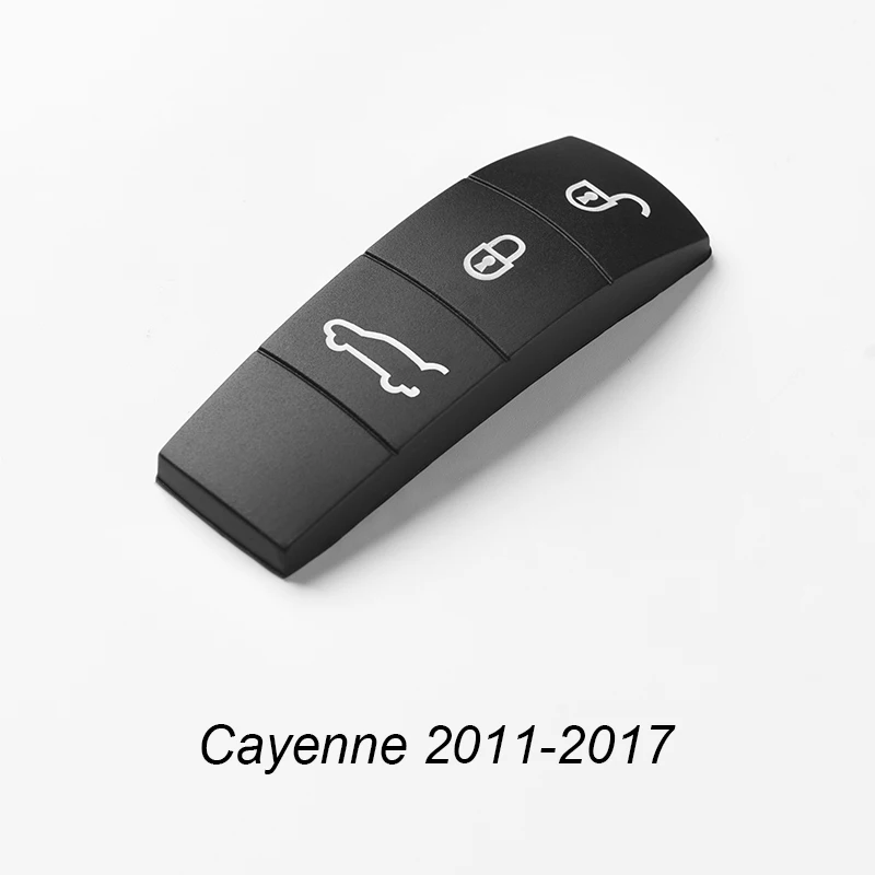 Étui pour clé de voiture en caoutchouc, pour Porsche Panamera Cayenne Macan Taycan Boxster 718 911, télécommande, bouton de remplacement en Silicone