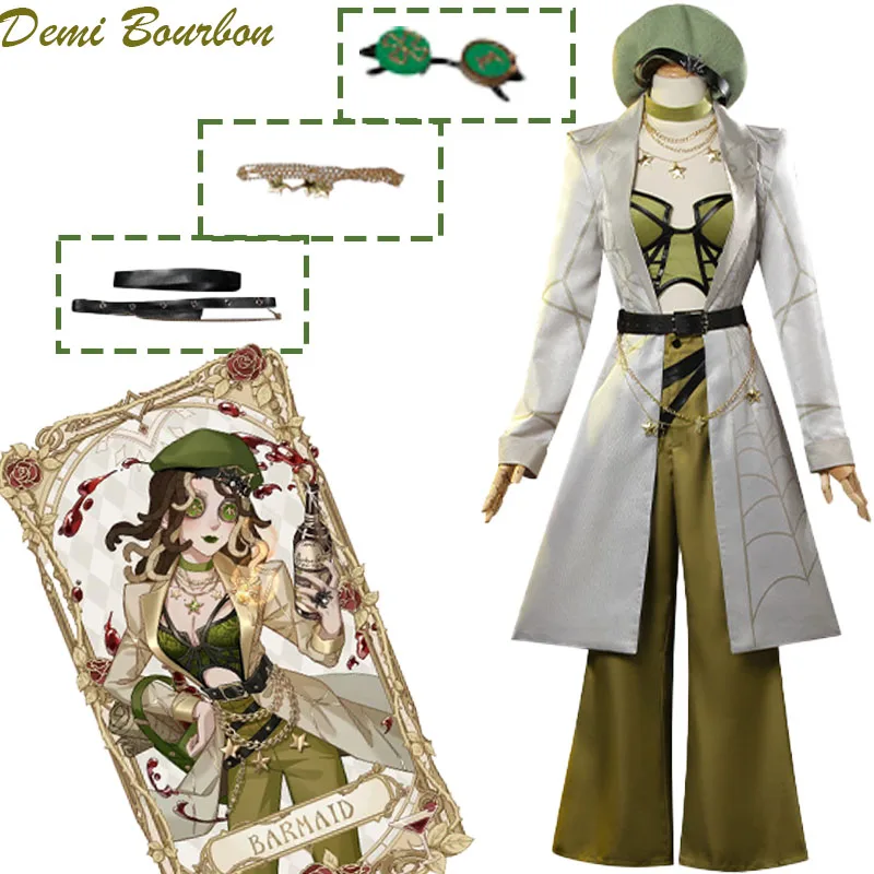 

Identity V Demi Bourbon Cosplay Costume Game Identity V Barmaid Cosplay Identity V Cosplay Christmas Halloween Role Play Uniform