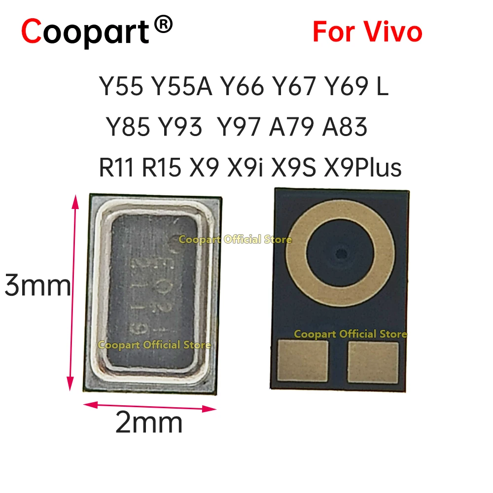 

Inner MIC Receiver Microphone Speaker For VIVO Y55 Y55A Y66 Y67 Y69 L Y85 Y93 Y97 A79 A83 R11 R15 X9 X9i X9S X9Plus