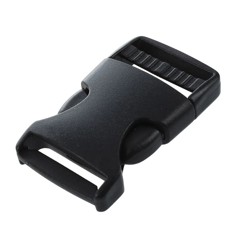 

ABRT-20 Pcs 1 Inch 2.5CM Width Plastic Safety Quick Release Buckles Black
