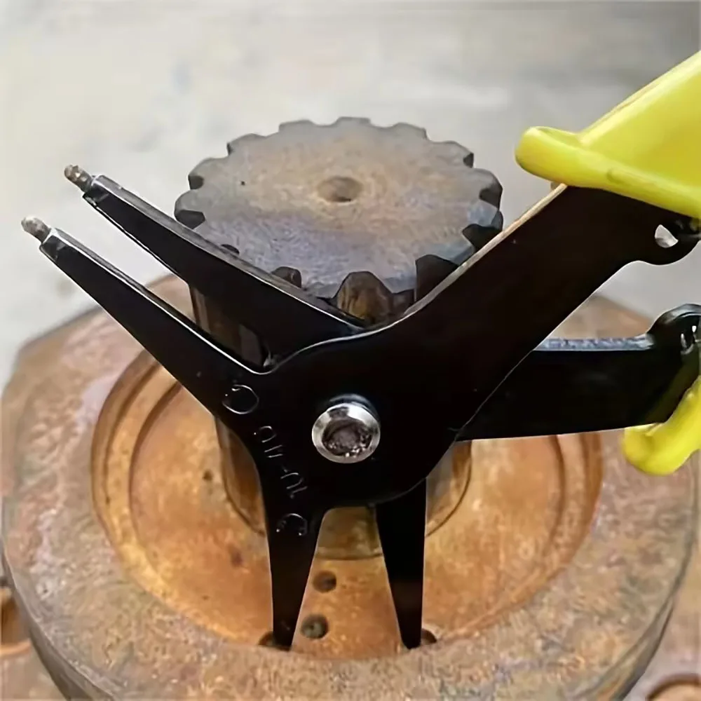 أجهزة Alicates con resorte interno y externno anillos a pressure de doble prop senso herramientas de montaje y desmontaje 2 en 1 #3