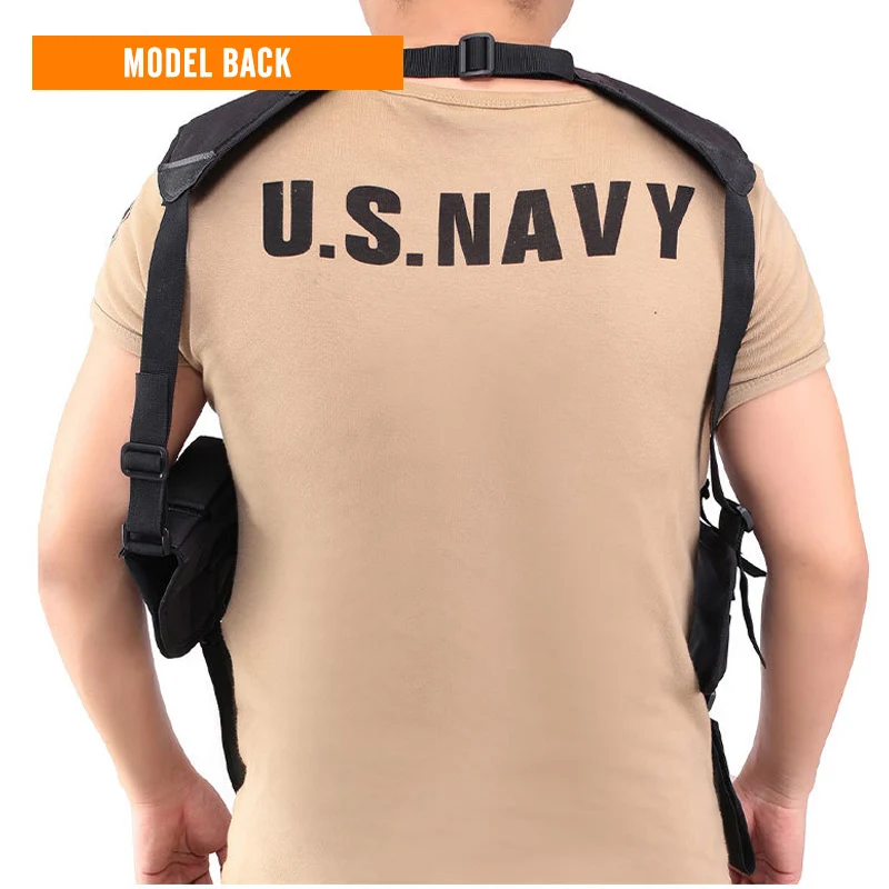 Concealed Carry Shoulder Holster Adjustable Underarm Armpit Pistol Holster Fits for Glock 17/18/19/22/43 G2C M9 PX4 P226