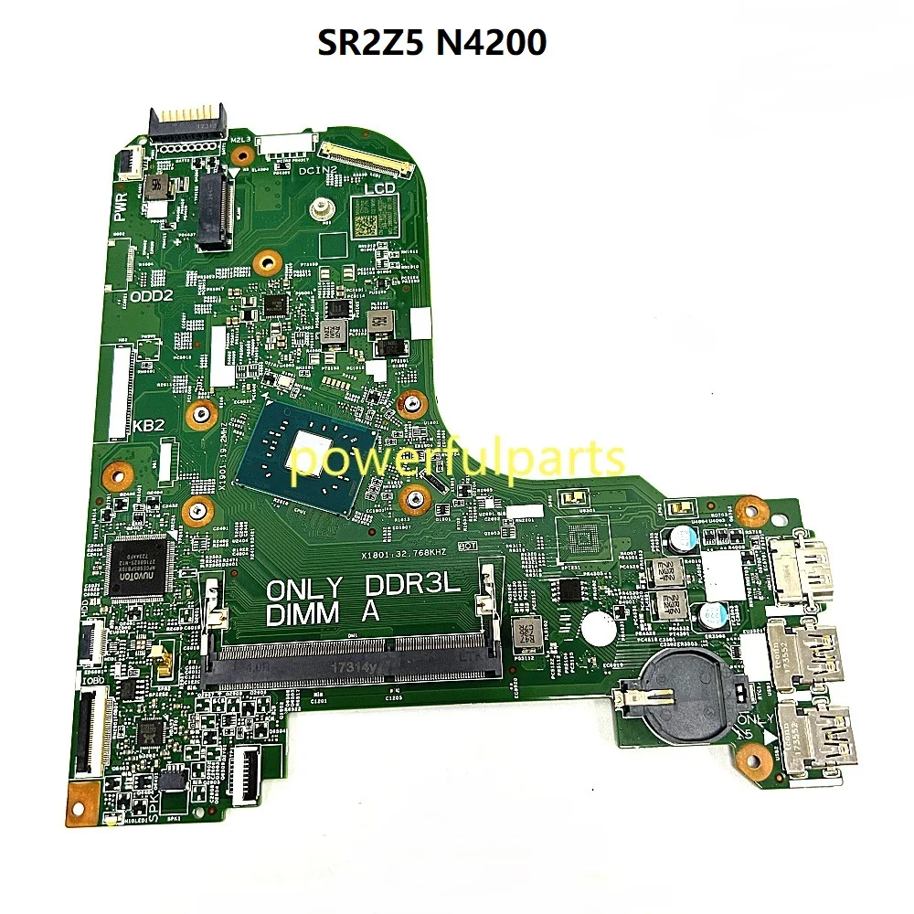 

Для Dell Inspiron 3462 и Vostro 3562, материнская плата 16823-1 021W95 SR2Z5 N4200, встроенный процессор, работает хорошо