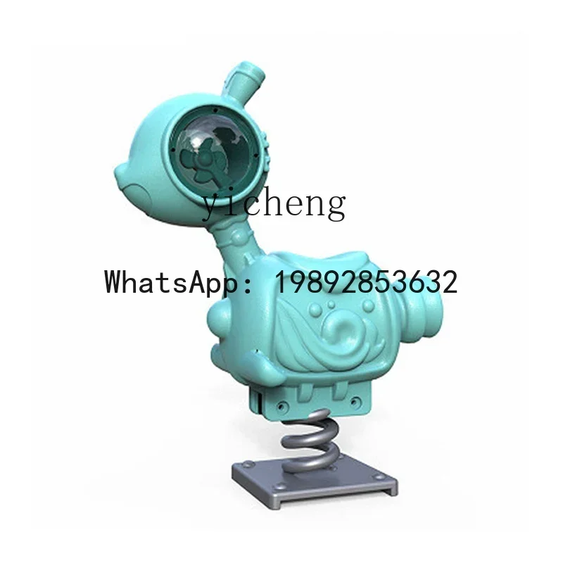 AE  Kindergarten Children's  Horse Outdoor Spring the Hokey Pokey Toy Amusement Facilities Community Park