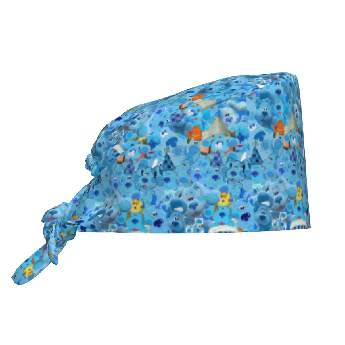 Blue's Clues – Bonnet de travail réglable pour hommes et femmes, motif chien bleu de dessin animé, idéal pour les infirmières et les dentistes