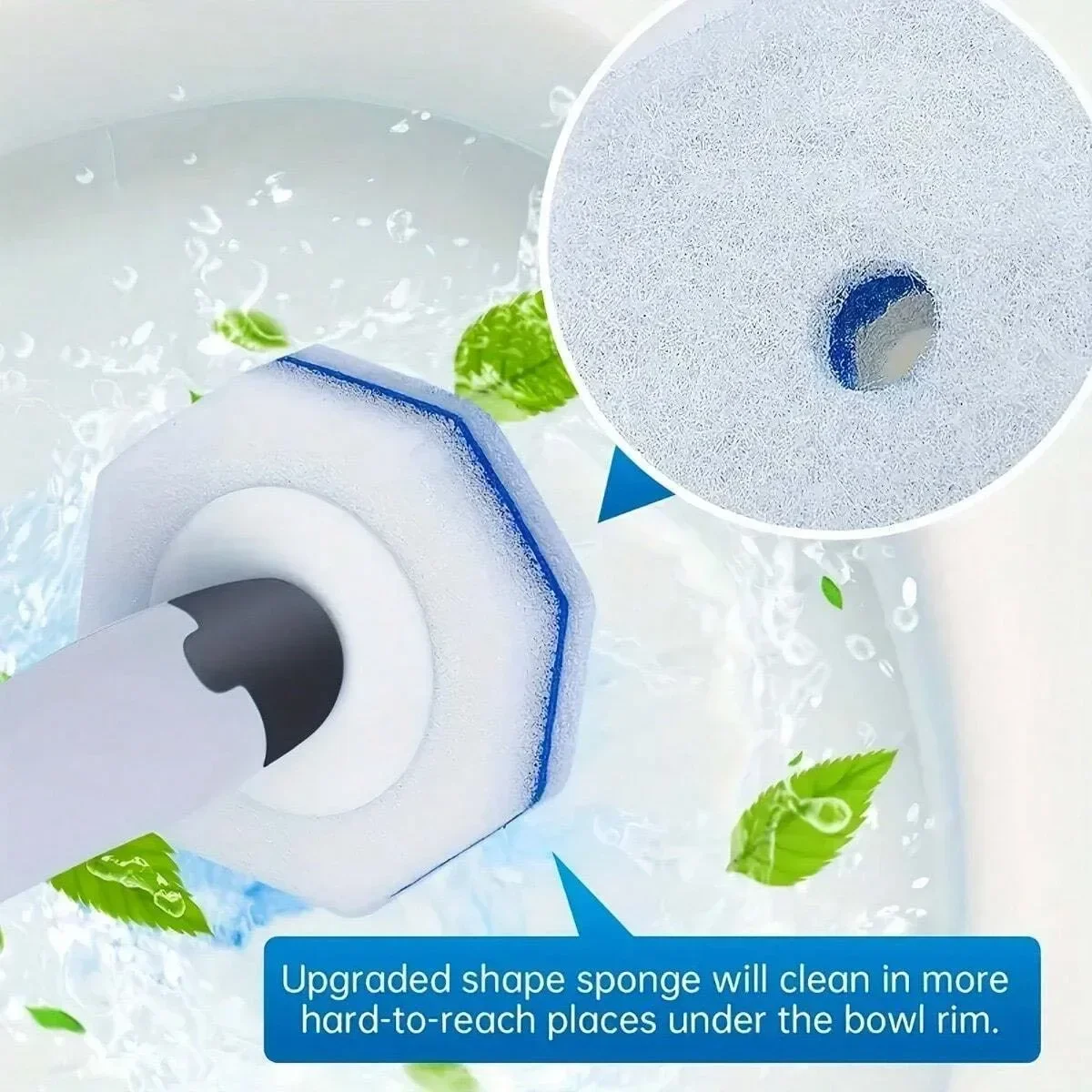 2/10/20 قطعة عصا فرشاة المرحاض المطورة المتاح تنظيف المرحاض عصا رئيس عبوات العصا المتوافقة #5