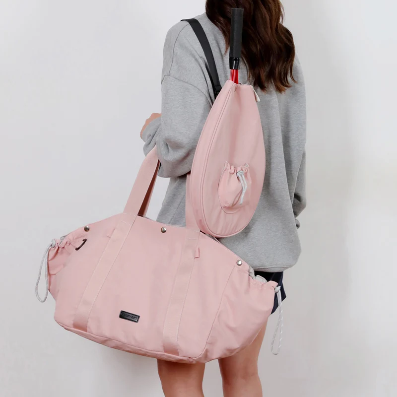 Outdoor Sports Tennis and Badminton Bag Travel Luggage Handbag Detachable Rackets Bag Fitness Pickleball Paddle Handbag