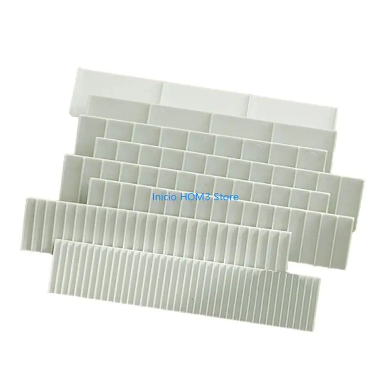 A5YD 8Pcs Cake Roll Ruler Uniform Division Mold Graduated Scale Balances Ruler