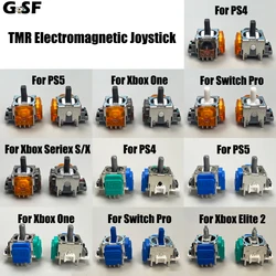 2PC TMR Electromagnetic Joystick For PS4 PS5 Gamepad 3D Analog Replacement Thumb Stick For XBOX ONE NS Pro Controller Thumbstick