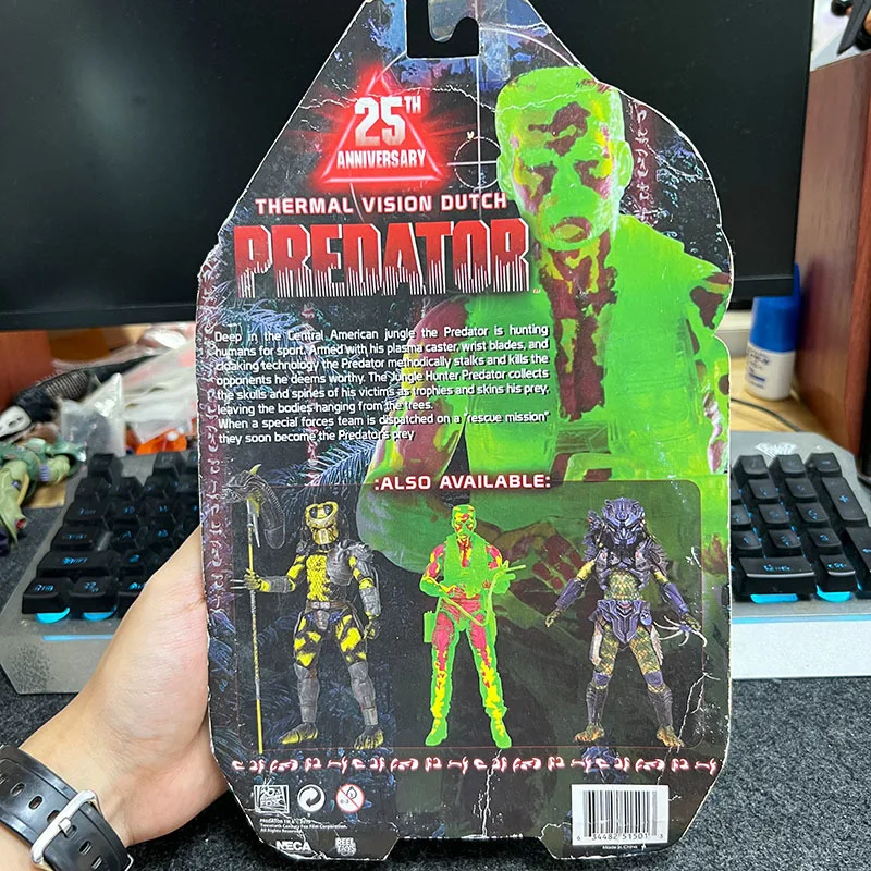 New Genuine First Edition Neca Predator 11th Wave Colonel Thermal Imaging 7-inch Action Figure Collection Model