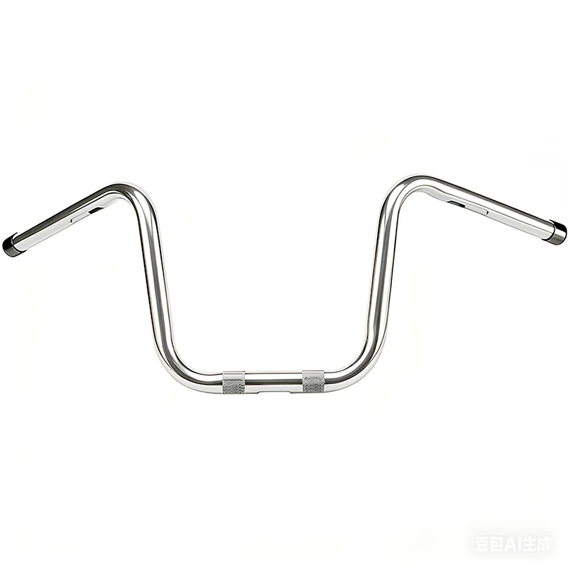 8＂ 10＂ 12 Inches Rise 1'' HandleBar Fits for  Sportster 883 1200 48 Dyna Fatboy Street Bob Softail Low Rider