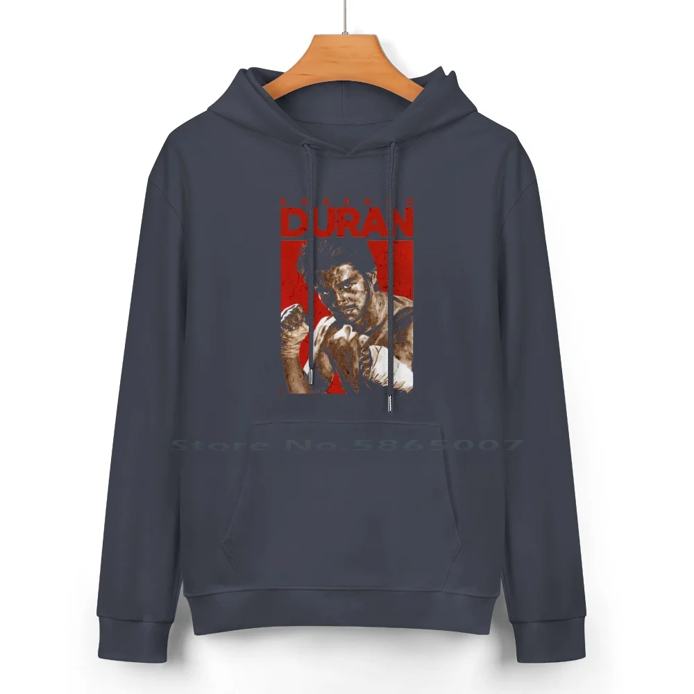 Pure Cotton Hoodie Sweater 24 Colors Roberto Duran Goat El Cholo Hands Of Stone Panama Manos De Piedra Ko Boxing I Am Duran Ali