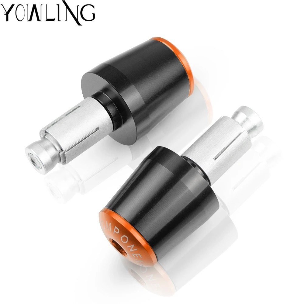 Motorcycle 22MM Handlebar Grips Handle Bar Cap End Plugs For Honda Yamaha Suzuki GSX-R Bandit Aprilia Ducati Benelli image 6