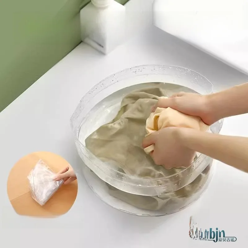

Портативная складная прозрачная одноразовая раковина для путешествий, кемпинга, мытья лица, органайзер для багажа, для домашней уборки