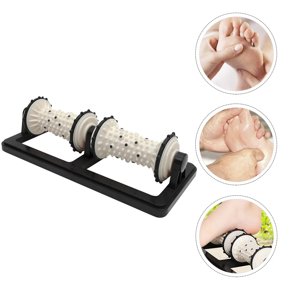 Foot Massager Feet ABS Roller Magnet Relax Relaxation Reflexology Fitness Elders Tool