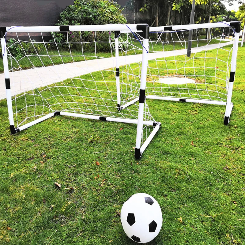 2 Pcs 92cm Oversized Double Football Goal Portable Indoor and Outdoor Sports Equipment Outdoor Sports Equipment