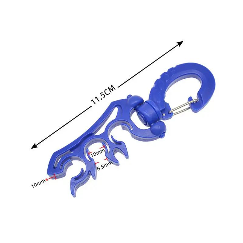 Soporte de manguera BCD, Clip regulador, retenedor, gancho de hebilla, fácil de aplicar, retenedor de tubo de buceo para snorkel