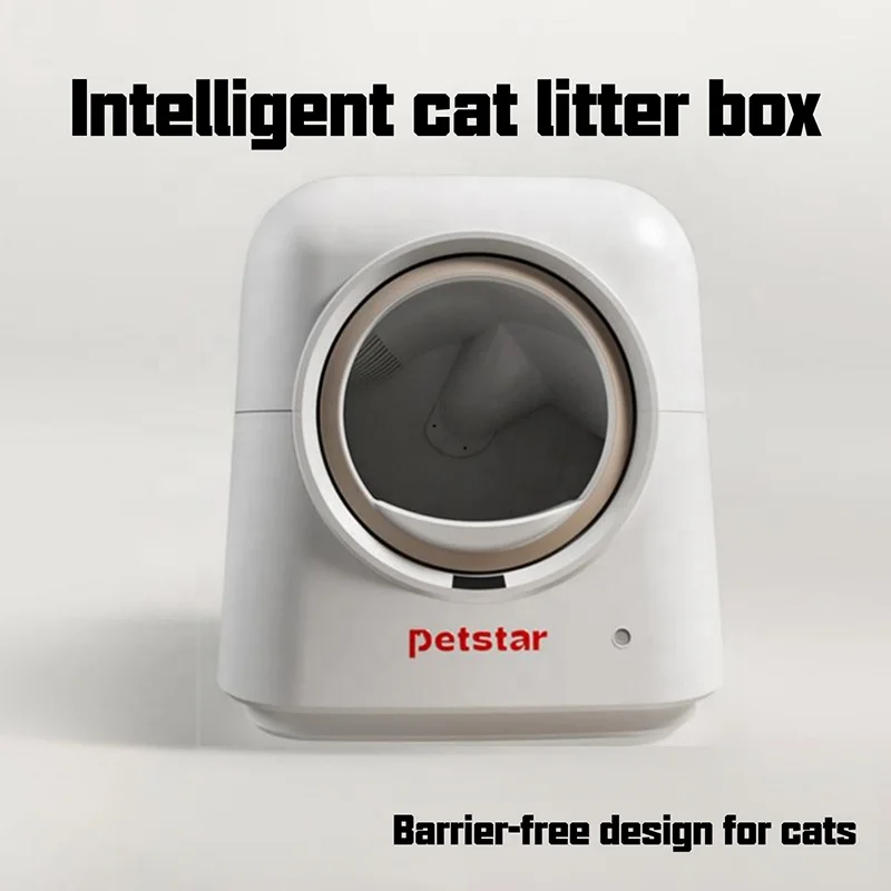 Factory Wholesale APP Control Odor Intelligent Cat Litter Basin Innovative Structure Smart Automatic Electric Cat Litter Box