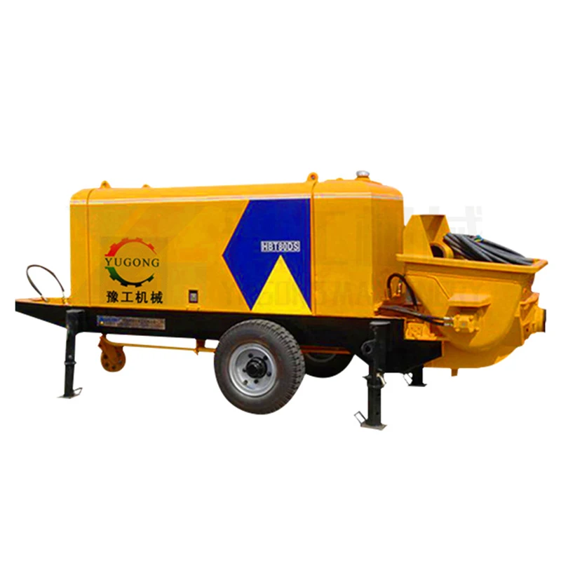 China Hot Sale Mini Concrete Pump Mortar Spraying Machine Manufacturer Easy To Operate Building Wall Spray Painting Equipment