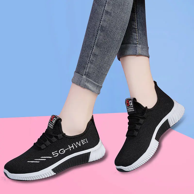 Tenisshoe Ladies Sneakers Light Running Shoes Fashion Sports Shoes Comfortable Walking Shoes Jogging Shoes Outdoor Casual Shoes