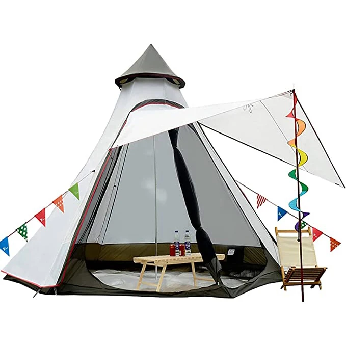 

Vidalido Hot Selling Wholesale APZA20 Manufacture of Pagoden Zelt Glamping Outdoor Tent Waterproof Family Camping Tent