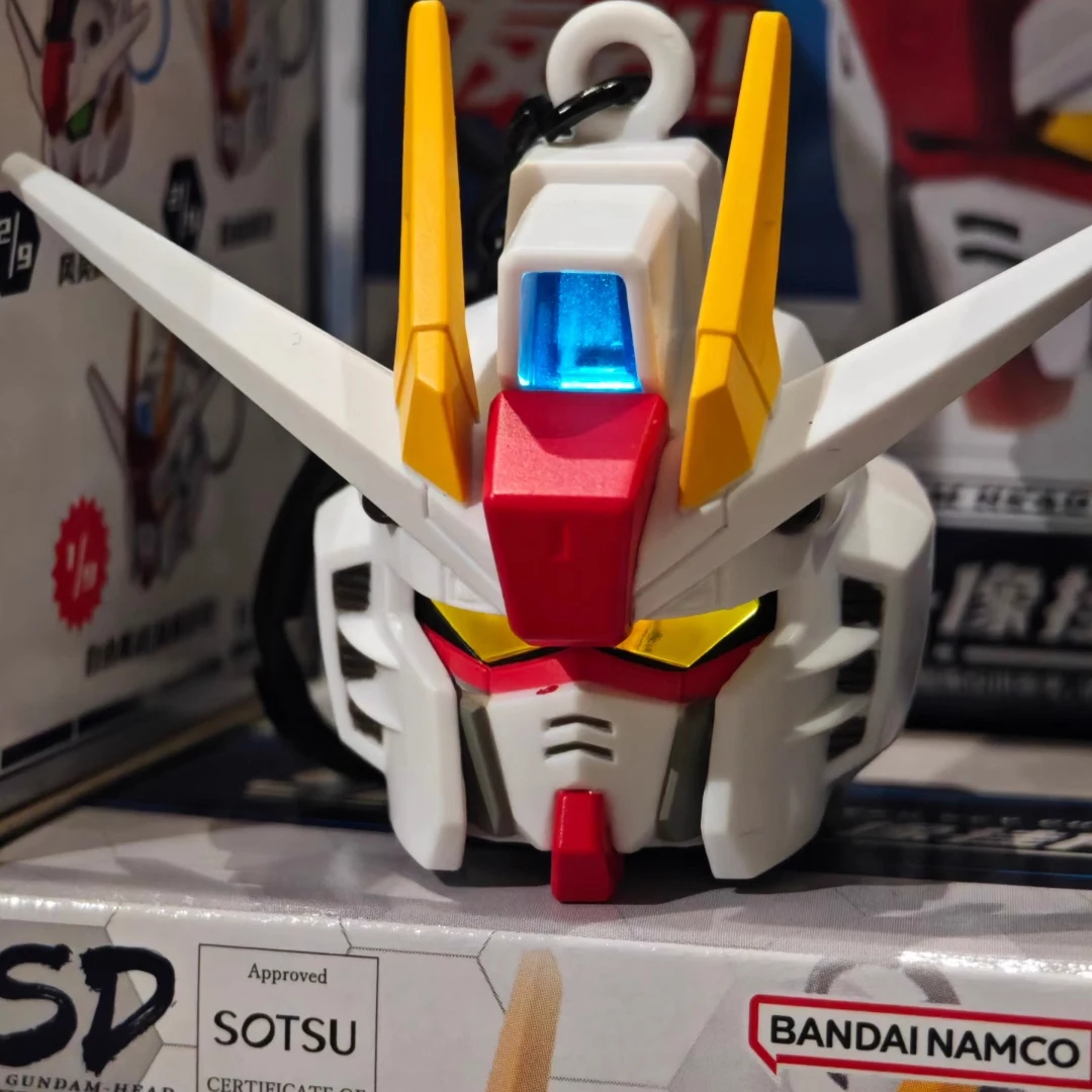 BANDAI SD Gundam Head Keychain Blind Box Action Figure Anime