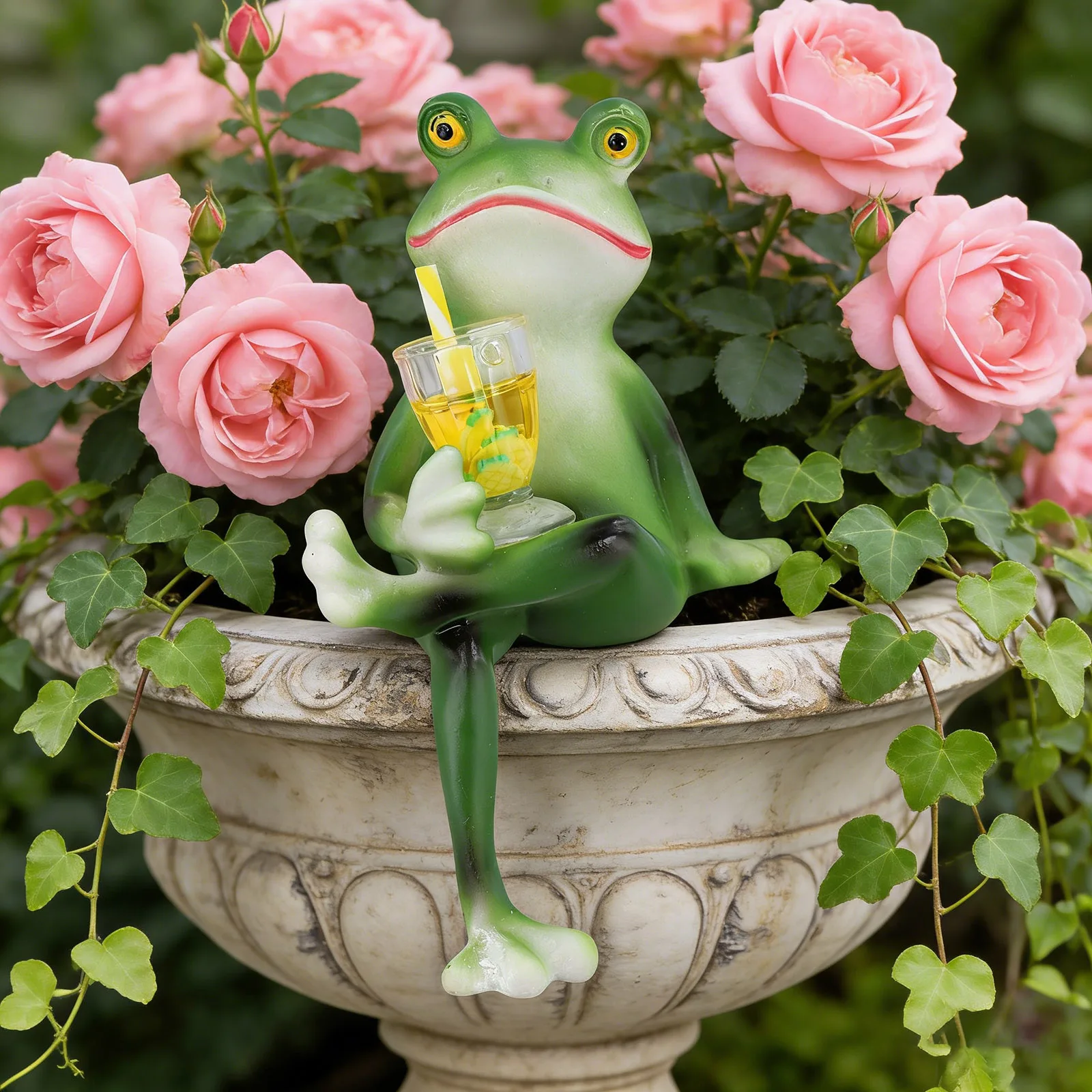 For Garden Use Outdoor Frog Figurines Frog Planters As Shown Birthday Frog Decorations Compact Garden Additions