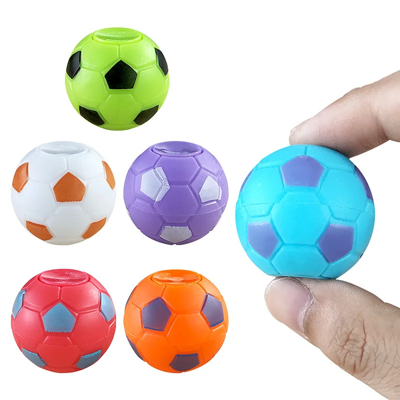 Spinner de ballon de football Fidget pour enfants, jouet de décompression, cadeaux d'anniversaire de carnaval, salle d'irritation, prix d'incitation, faveurs de fête, 24 pièces