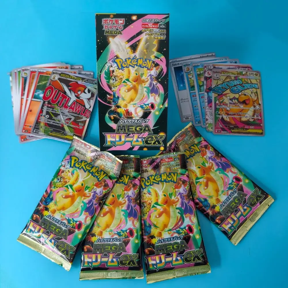 DIY 1Box TCG M2a Booster Box PKM MEGA Dream EX Supplement Pack Set Factory Sealed SV8A Classic Anime Game Box Cards