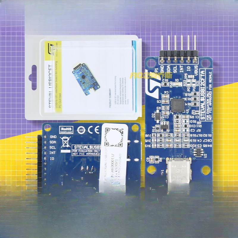 

STEVAL-USBI2CFT FT260Q USB to I2C interface, evaluation board