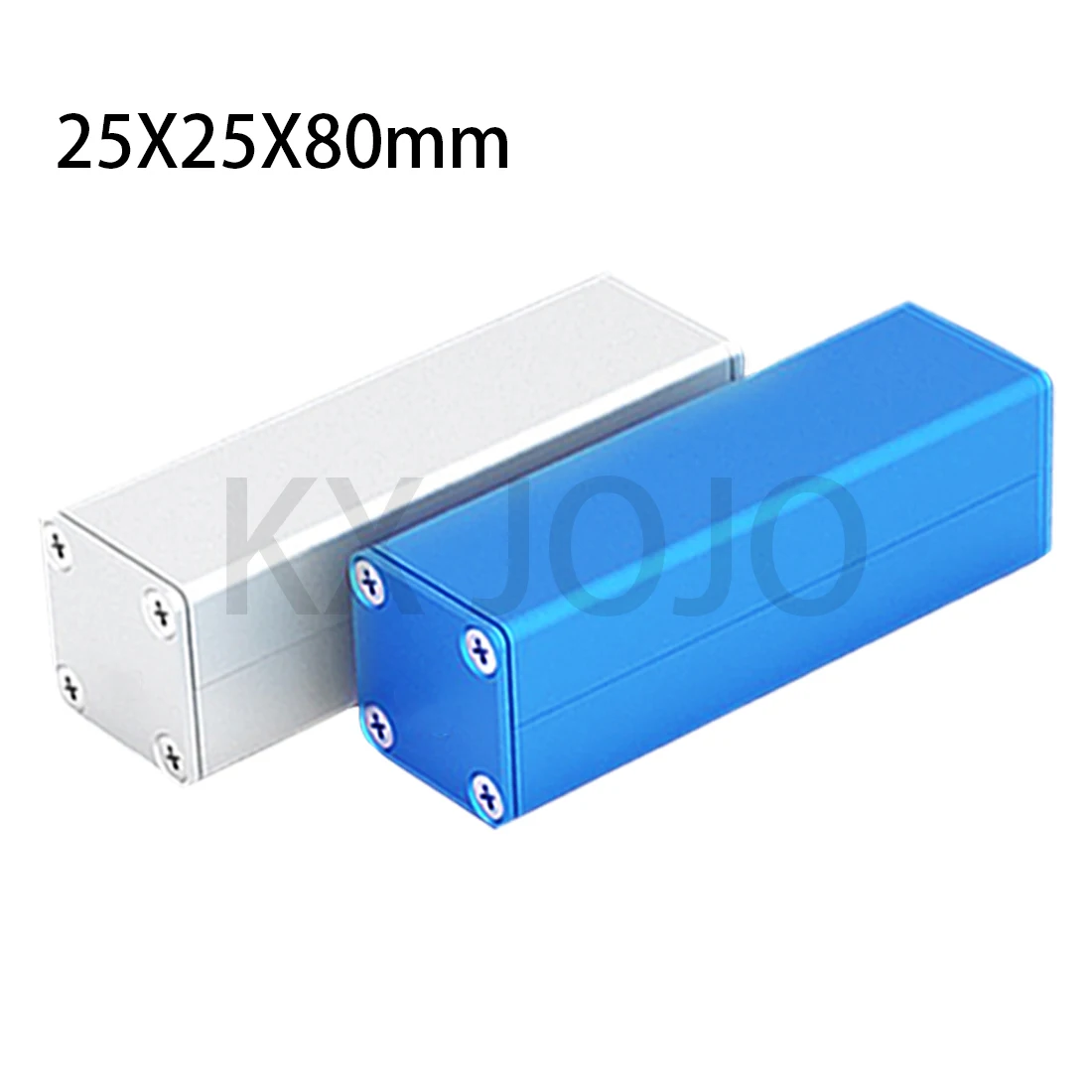 Aluminum Enclosure 25*25*80/50*20*80/63*25*75/71*25.5*100/88*38*70mm Split Silver/Black/Blue Waterproof Box Electronic DIY Power