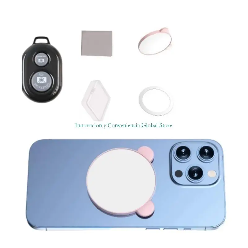 Phone Selfie Mirror with Remote Control set for Vlog Live Streaming D2RC