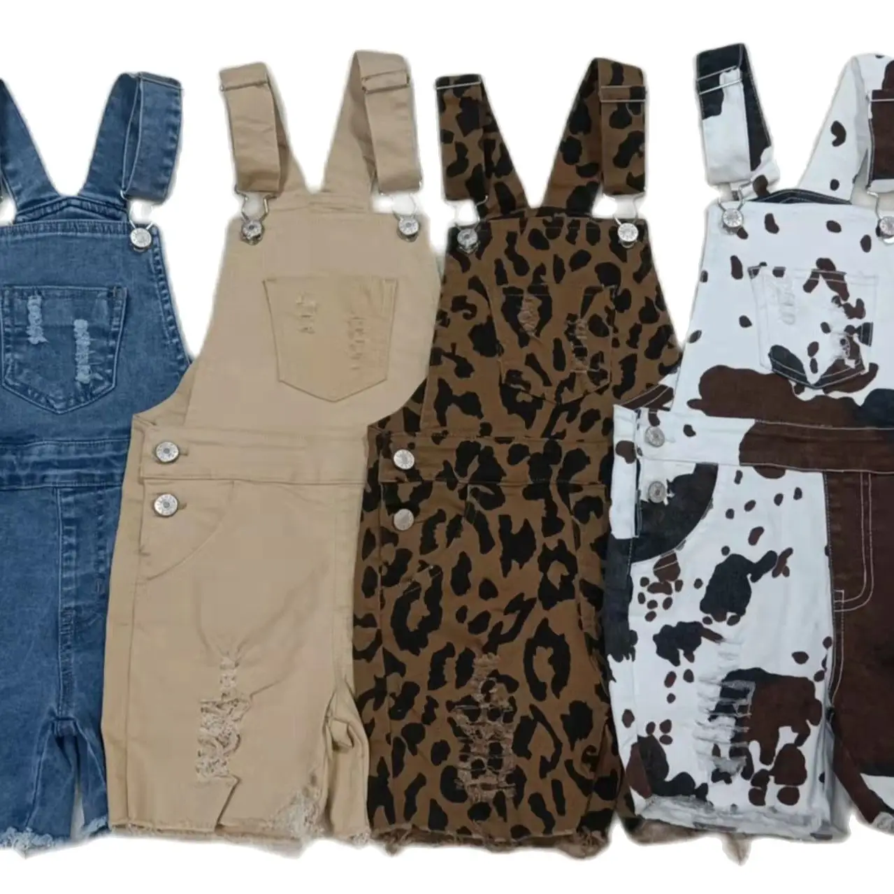

Denim Overalls for Girls Jeans Suspender Pants Jumpsuit Casual Trousers Western Boutique Clothing Children