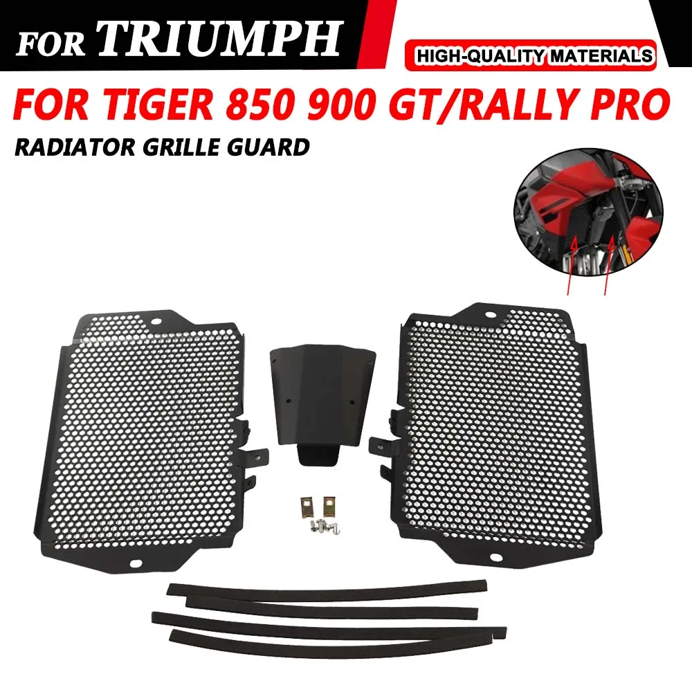 

For TIGER 850 Sport For Tiger 900 /GT/GT Pro/Rally/Rally Pro 2025 Motorcycle Radiator Water Cooler Grille Guard Cover Protector